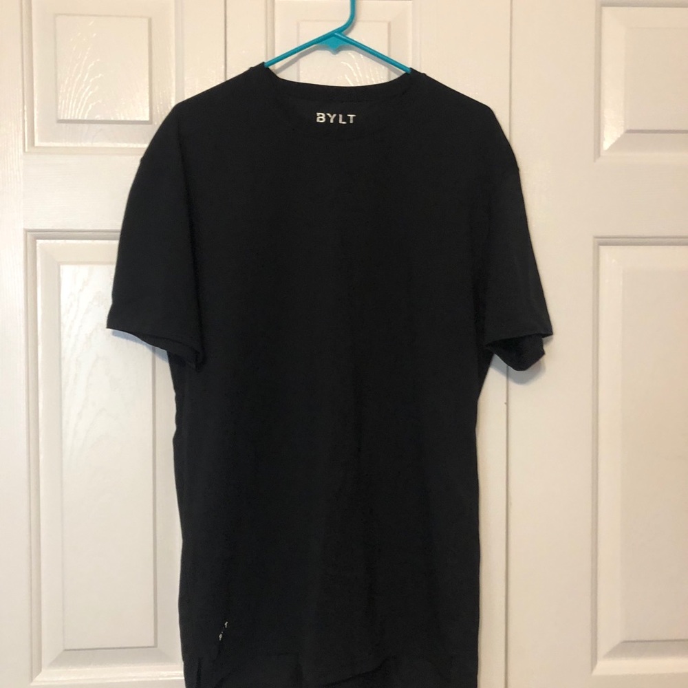 Bylt Basics Split Hem Lux Black XL T-Shirt
